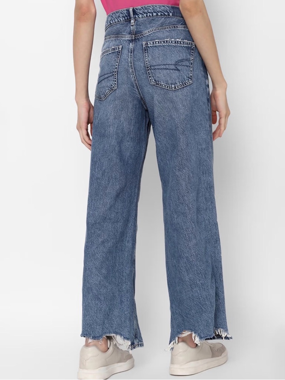 American Eagle Super High Rise Baggy Wide Leg Jeans - Picture 3 of 13